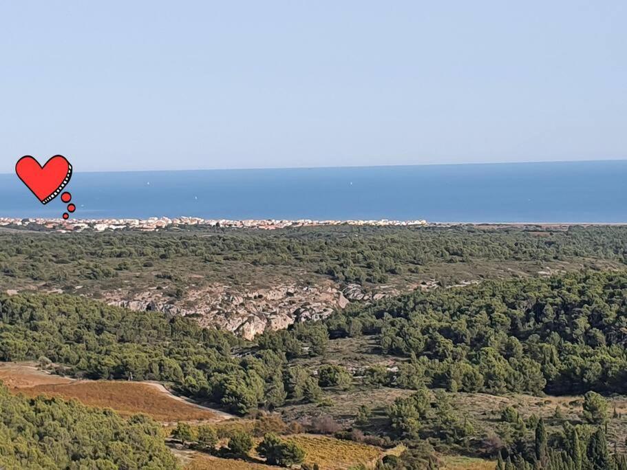 T2 Cosy A La Plage, Terrasse Vue Sur Mer Et Parking Privatif Narbonne Buitenkant foto